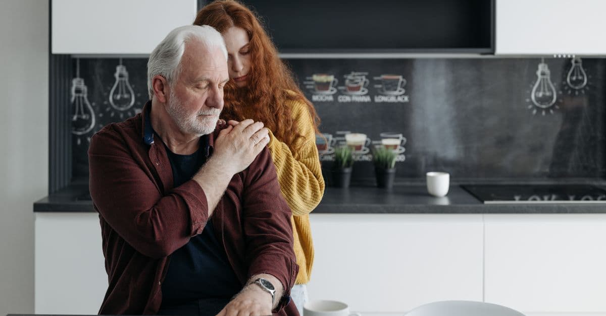 A carer supporting a family member at home